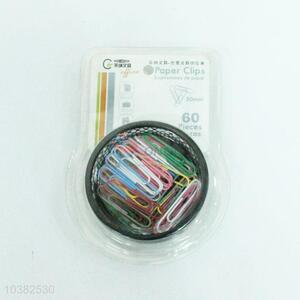 New style colorful 60pcs paper clips