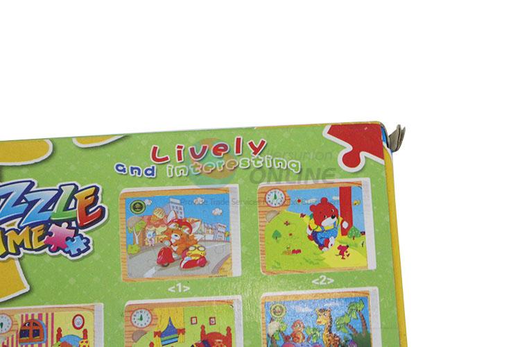 Nice classic cheap educational wooden puzzle