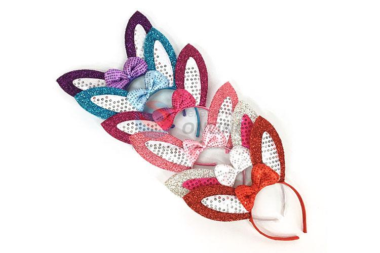 Christmas Decoration Rabbit Ear Shape Hair Clasp Light Hair Hoop