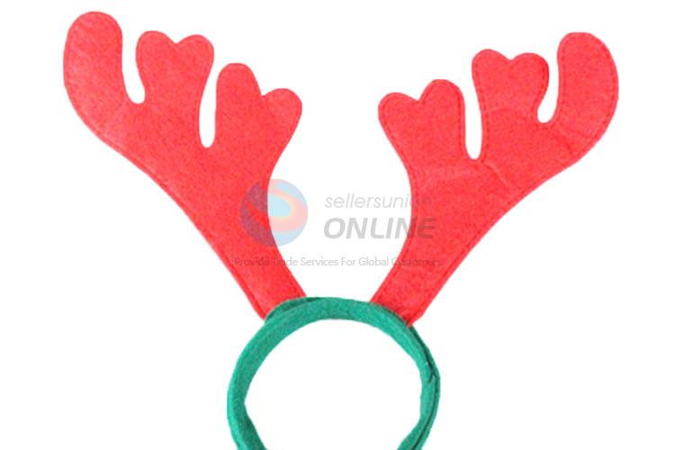 Top Quality Red Antler Hair Clasp With Colorful Bell