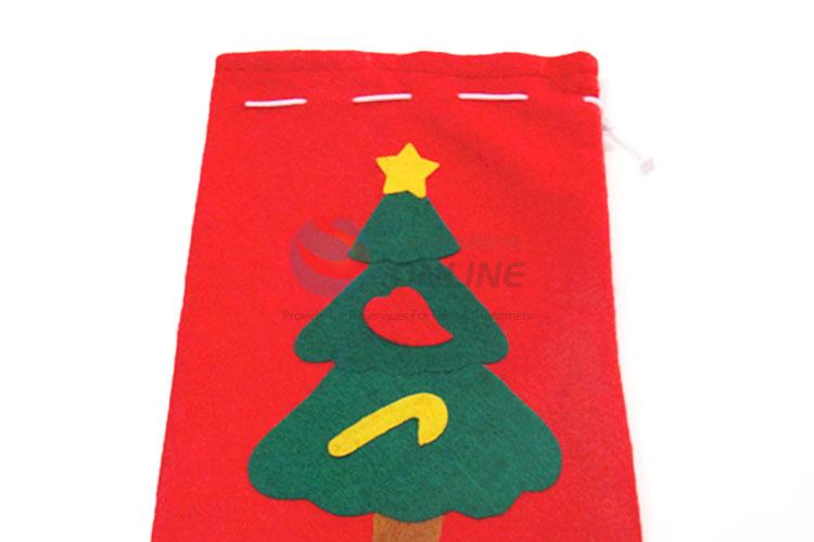 Custom Christmas Tree Pattern Christmas Nonwoven Shopping Bag