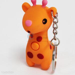 Lovely deer modeling key chain