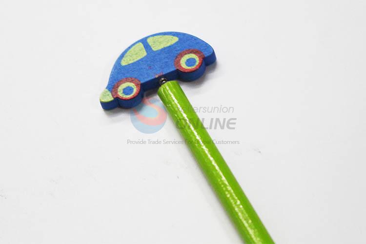 Car with Spring Wood HB Pencil/Cartoon Pencils for Kids