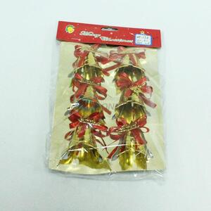 6Pcs Christmas Festival Decorations Plastic Bells