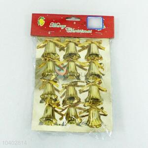 Popular gold christmas bell christmas decoration