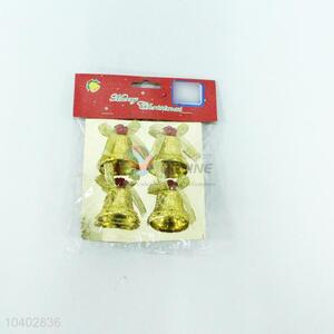 New Arrival 4PCS Gold Bells Christmas Decoration