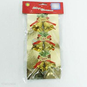 Pretty Cute 3PCS Gold Christmas Decoration Bells