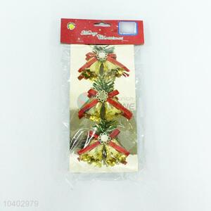 New Arrival 3PCS Christmas Decoration Gold Bells