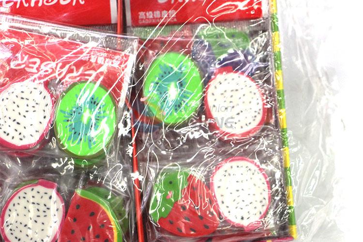 Factory Hot Sell Fruit Design Eraser for Student