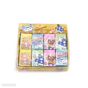 Beautiful Eraser with Cartoon Wrapping Paper for Student