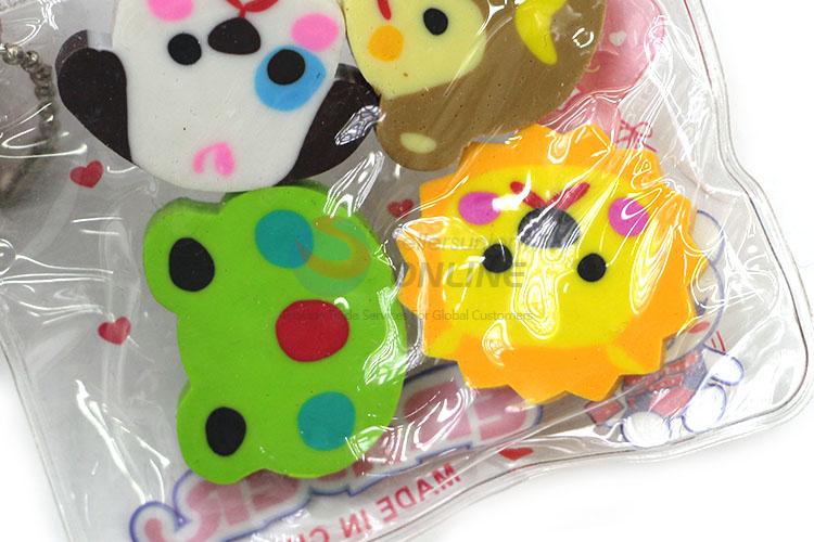 Beautiful Cartoon Animal Design Eraser for Student