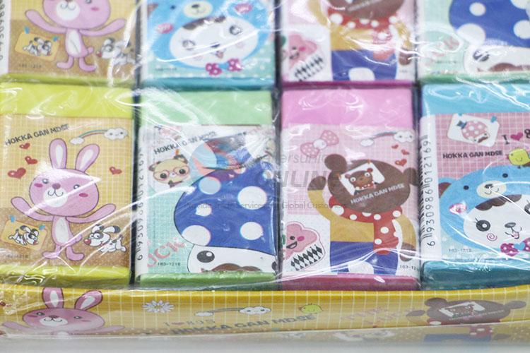 Beautiful Eraser with Cartoon Wrapping Paper for Student