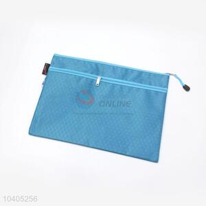 Top quality A4 zipper file bag pvc waterproof zipper document bag