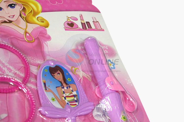 Cute design wholesale hair dressing&beauty set toy for girls