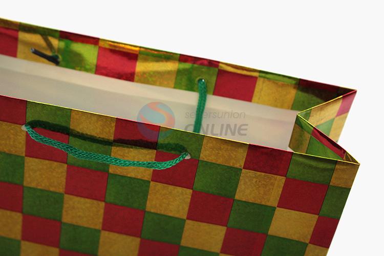 Wholesale promotional custom laser laminated gift bags with handles