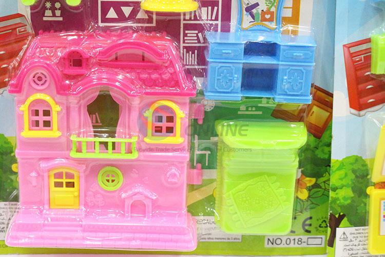 Fashion Style Doll House with Furniture Play Set Toy