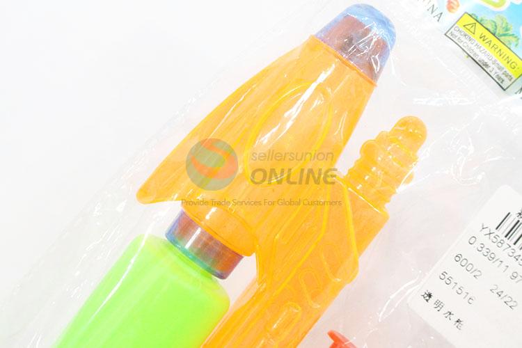 Promotional Gift Summer Toy Kids Plastic Transparent Water Gun