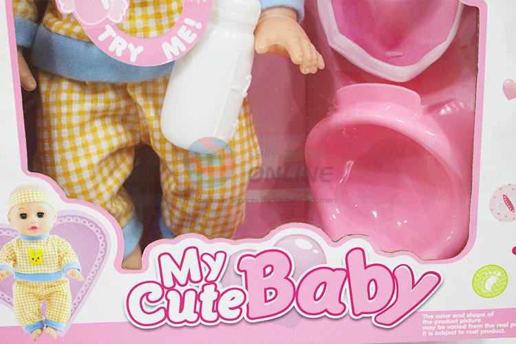 Pretty Cute Girls Pretend Play Take Care Baby Doll Lifelike Baby Toy