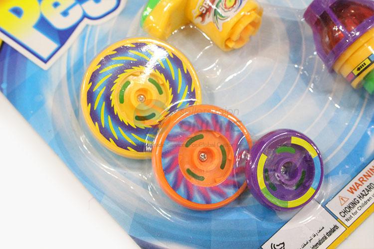 Wholesale Popular Space Gyro Spinning Top with Light Peg Top