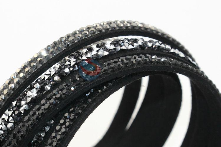 China Supplies Wholesale Black Rhinestone Bracelet