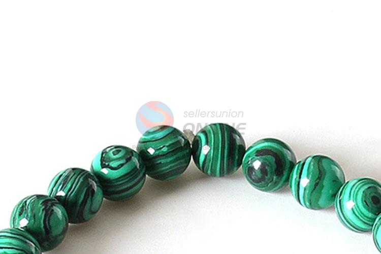 Promotional Green Jewelry Beads Natural Gemstone Bracelet