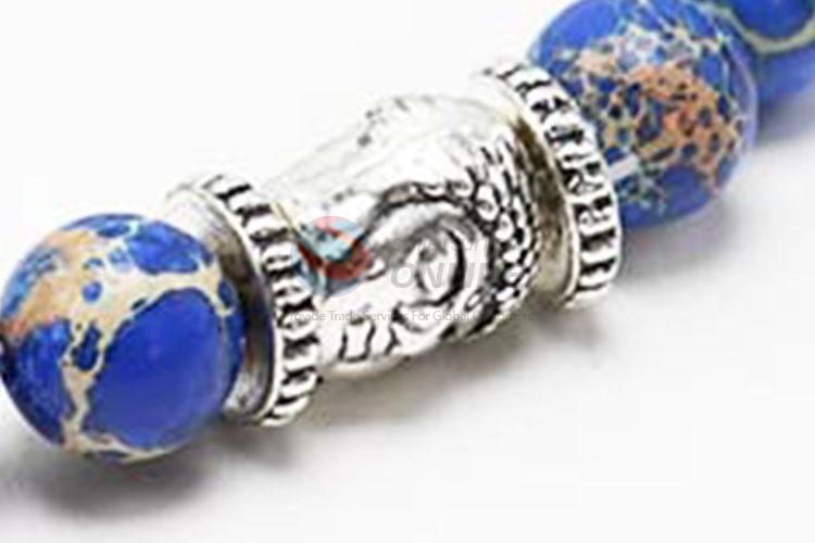 Newest Cheap Buddha Head Jewelry Beads Bracelet