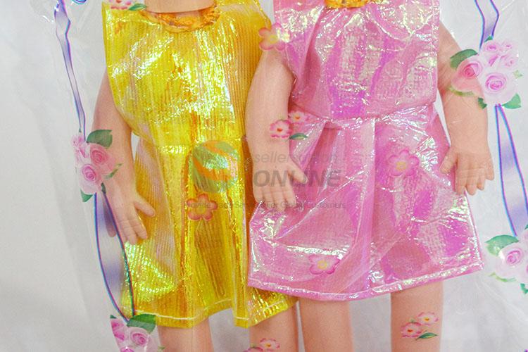 2pcs 9 Cun Little Girls Dolls Set