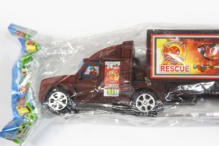 Factory Wholesale Children Inertial Fire Enging Car Model Toys