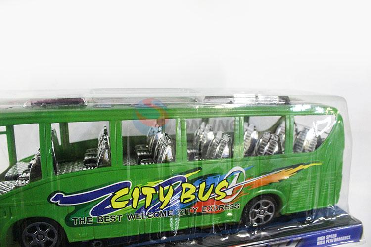 Competitive Price Plastic Toy Inertial Bus Kids Toy