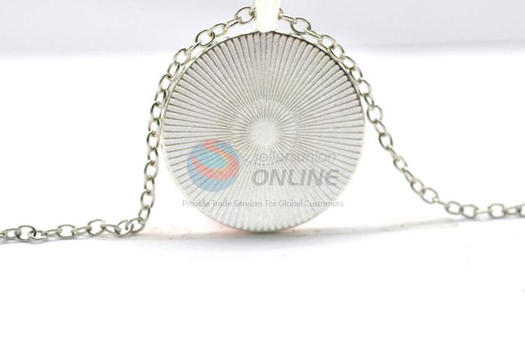 Wholesale Custom Cheap Women Sweater Chain Glass Jewelry Pendant