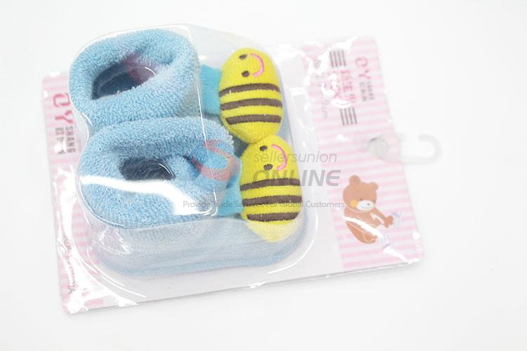 3D Bee Head Cotton Kids Baby Sock