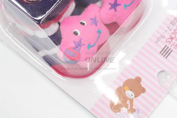 3D Lucky Star Cotton Kids Baby Sock