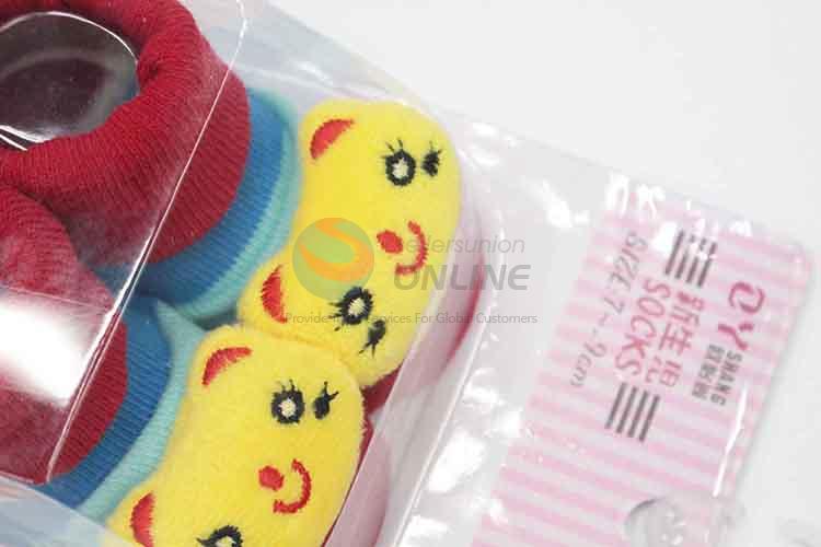 3D Cat Head Cotton Kids Baby Sock