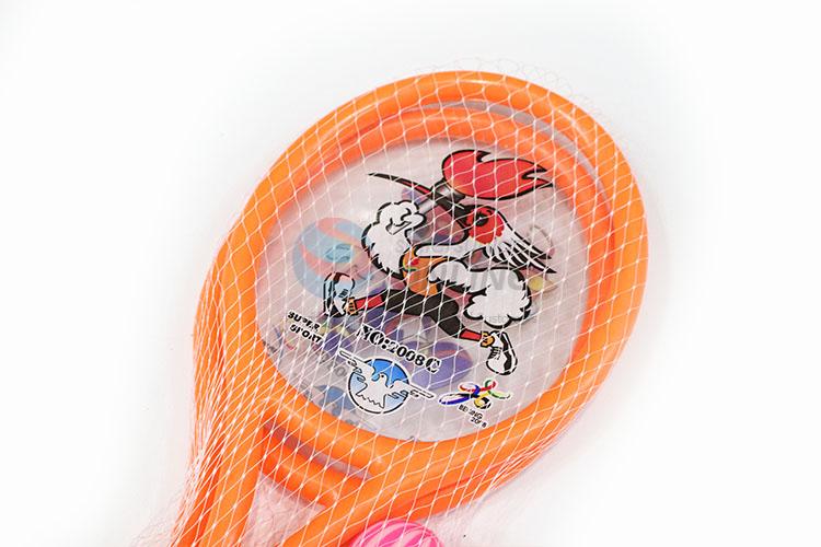 Competitive Price Outdoor Kids Plastic Beach Tennis Racket with Ball