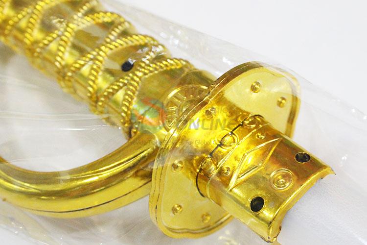 Electroplating Golden 3-light Flashing Sword Toy