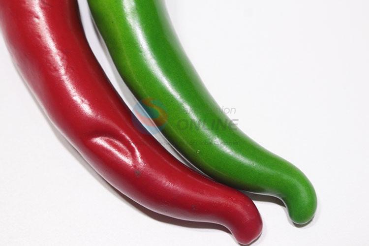 Simulation pepper vegetables for decoration