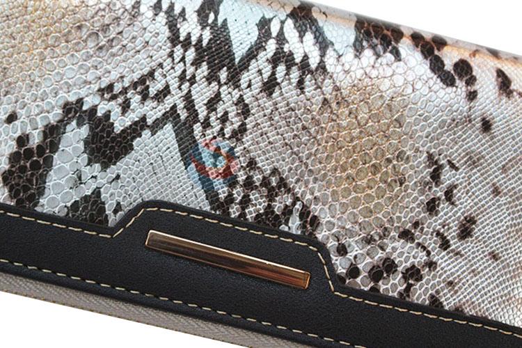 New style beautiful snake skin women purse women pouch