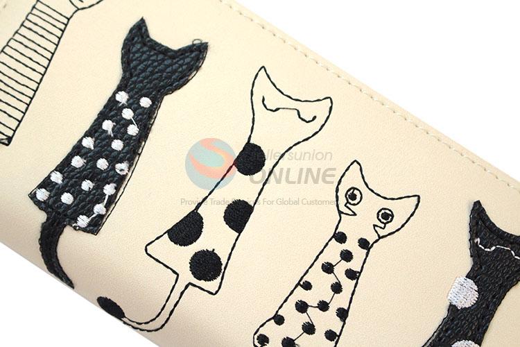 Factory supply embroidered women purse women pouch