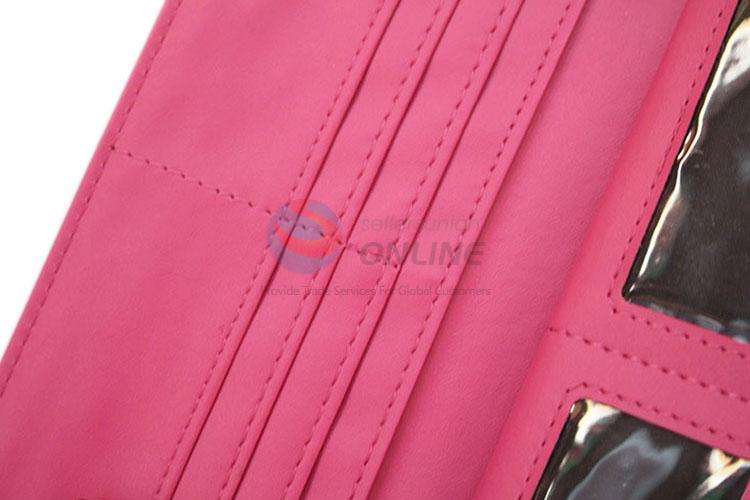 Bottom price good quality triple-folded women purse women pouch