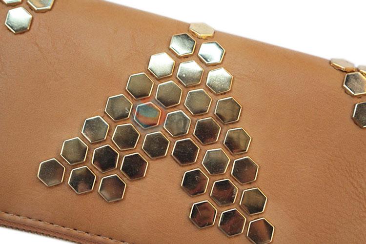 Fancy delicate top quality women purse women pouch with rivets