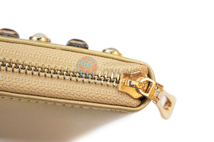 Top quality new style women purse women pouch with rivets