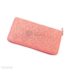 Custom women purse women pouch with rivets