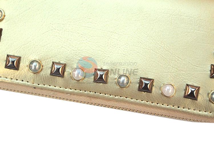 Top quality new style women purse women pouch with rivets