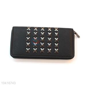 Good quality women purse women pouch with rivets