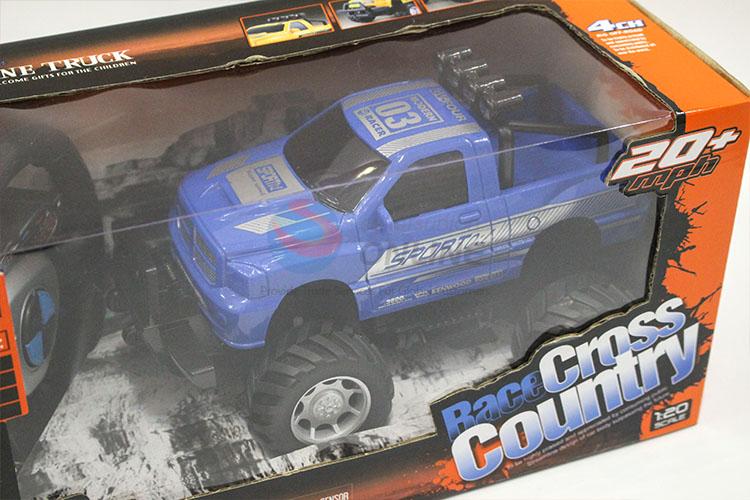 China Wholesale Four Channel Big Wheel Cross Country Pickup Truck Children Toy Car