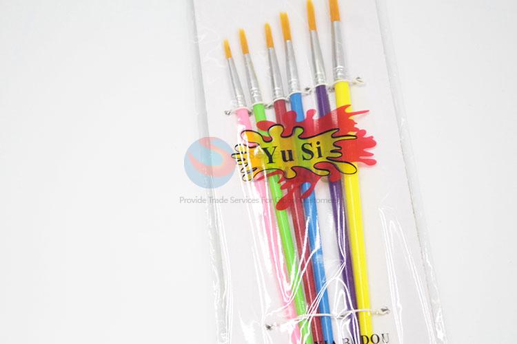 High Quality Wood Handle Art Paintbrush Set