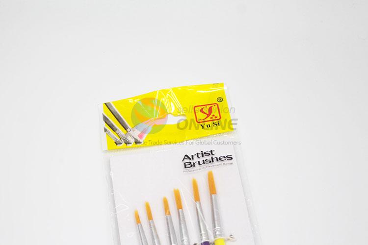 High Quality Wood Handle Art Paintbrush Set