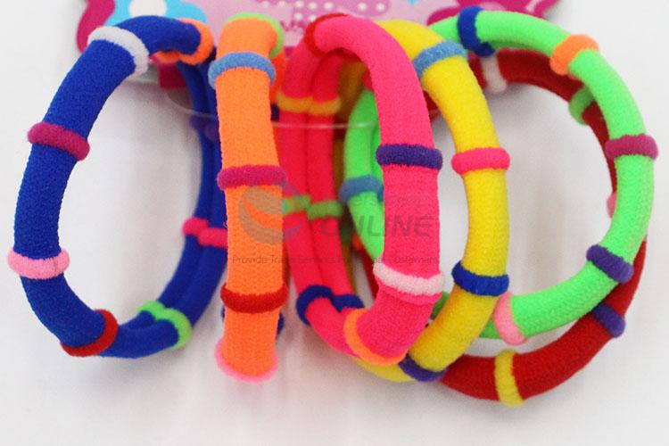 China Wholesale Colorful Hair Rings Set