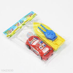 Hot-selling cheap police car/boat toy set