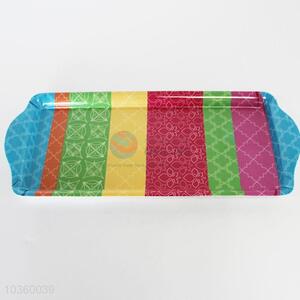 Rainbow Color Melamine Tray <em>Salver</em>